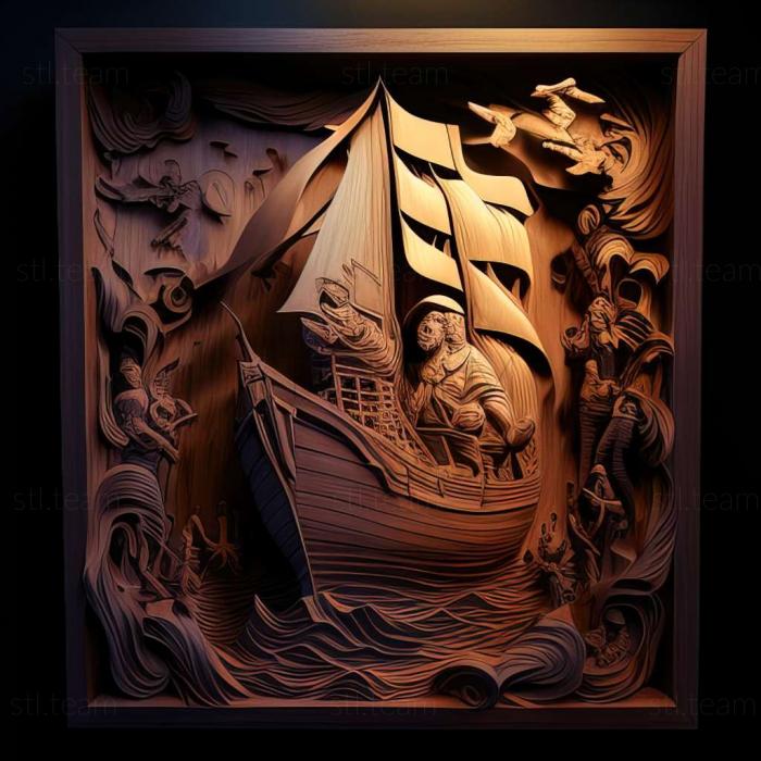 3D model Sea of Thieves game (STL)